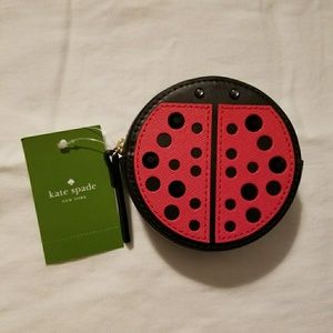 Kate spade ladybug coin purse